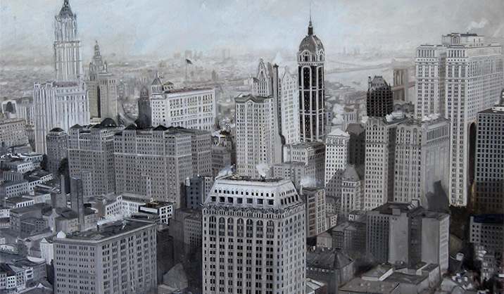 JOSEPH SIDDIQI New York 1919 Oil on linen