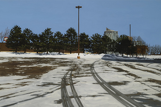 PETER D. HARRIS Urban Vista Oil on canvas